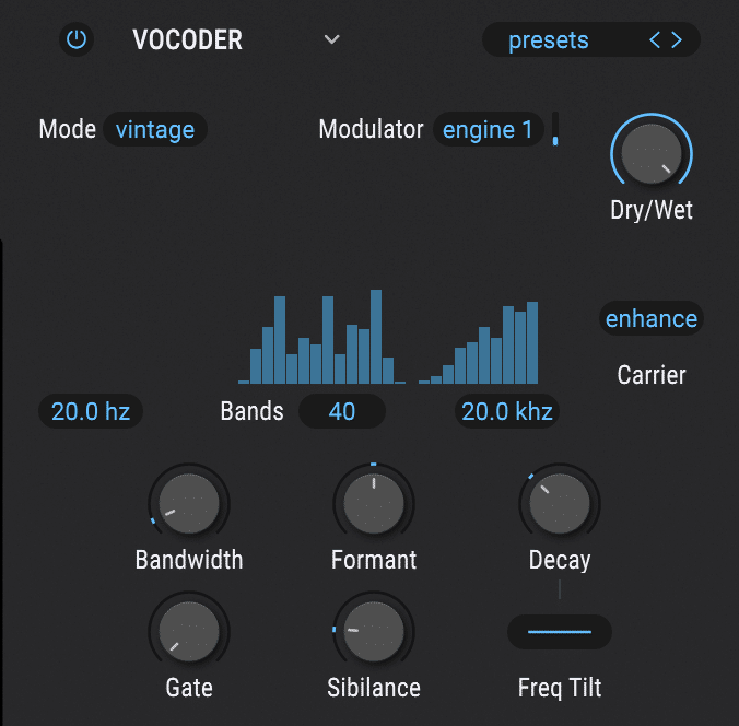 pigments vocoder